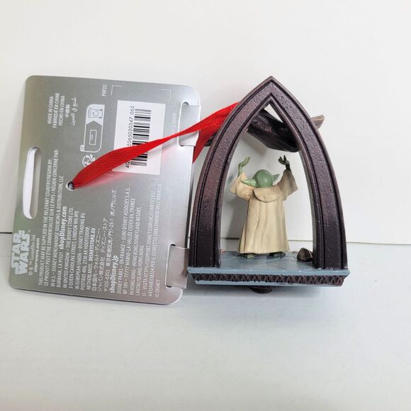 Yoda Attack Of The Clones Force Jedi Disney Sketchbook Christmas Tree Ornament - Picture 3 of 8